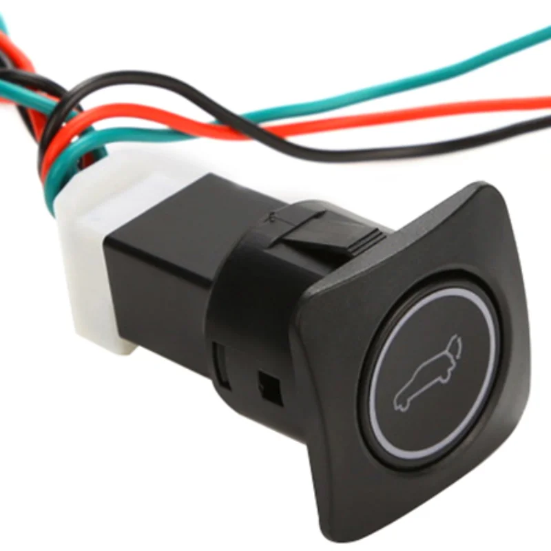 Innovative And Practical Tank Door Switch Intelligent Electric Trunk Release Reset Button Universal Circular Car Tailgate Switch