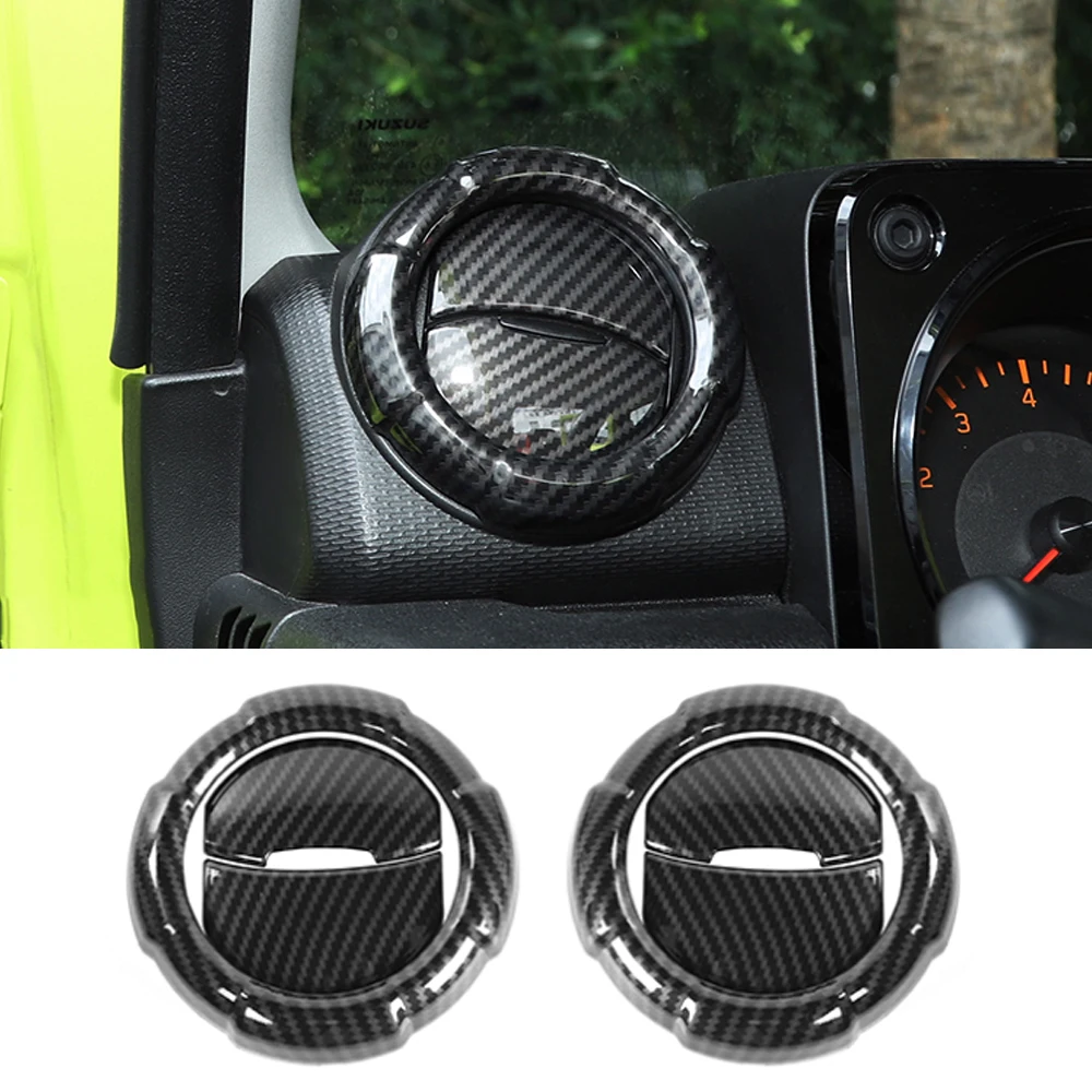 

Car Air Conditioning Vent Outlet Decoration Cover Ring Trim for Suzuki Jimny JB64 JB74 2019-2024 Interior Mouldings Accessories