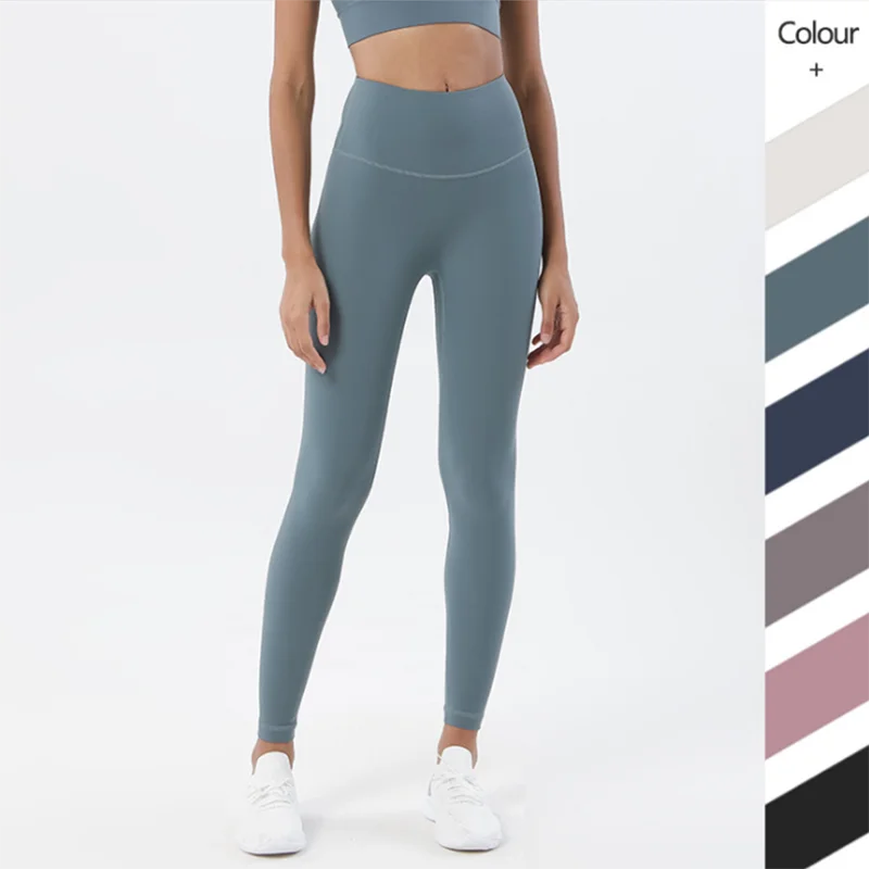 

Autumn New Design High Waist Female Yoga Leggings Suit Soft And Stretchy Sports Pants Running Wear Outside Sportswear