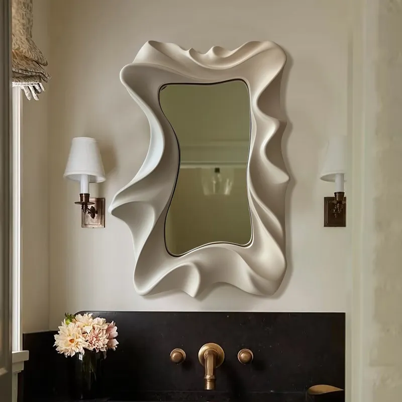 Irregular Xenomorph Mirror Luxury Design Aesthetic Cheap Modern Room Decor Clear Mirror Save Space Spiegel Wand Home Products