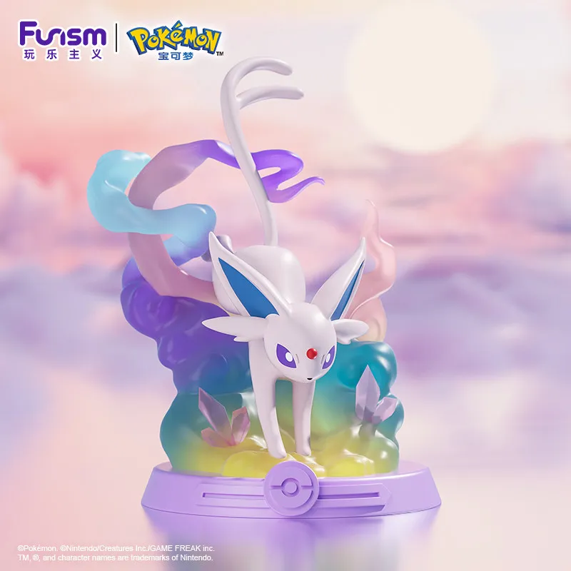 Authentic Pokemon Adventure Game Eevee Second Generation Figurine Pet Pokemon Scenic Display Toy Collectible Trendy Blind Box - view 4
