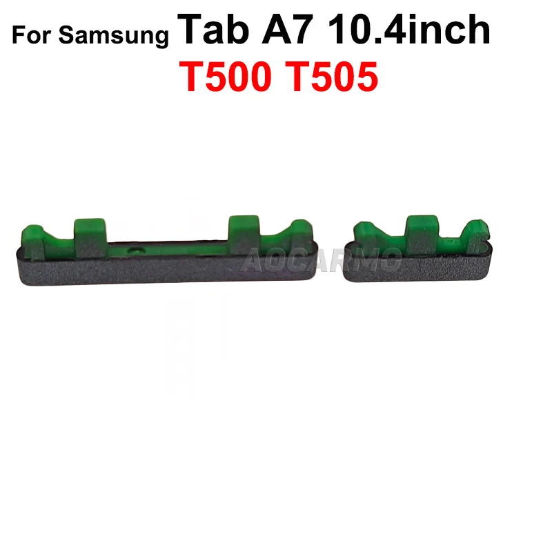 Aocarmo For Samsung GALAXY Tab A 10.1″ A7 10.4icnh T500 T505 T510 T515 Side keys Buttons Replacement Part