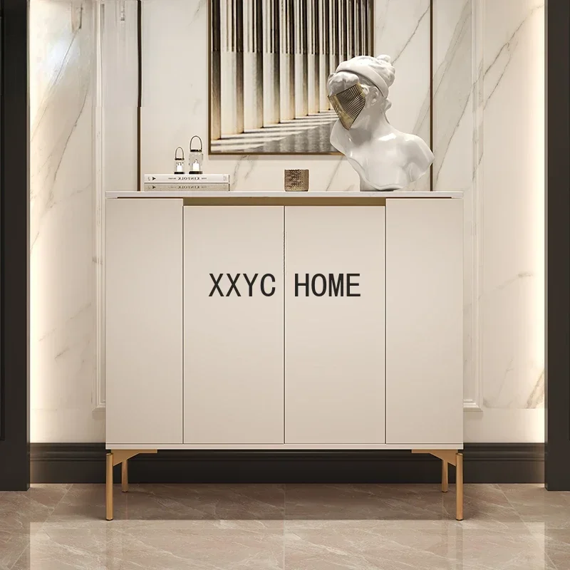 

Modern Home Shoe Cabinet Italian Foyer Entrance Cabinet Villa Living Room Decoration Locker
