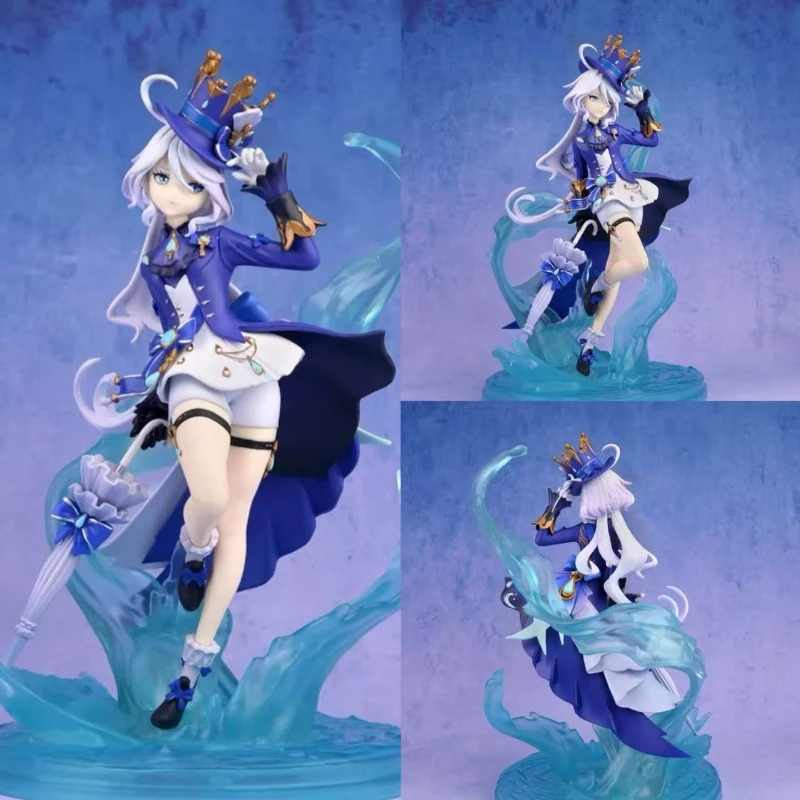 

Anime Genshin Impact Figurine Furina GK Action Figures PVC Model Statue Perimeter Collection Room Desktop Ornament Doll Gifts