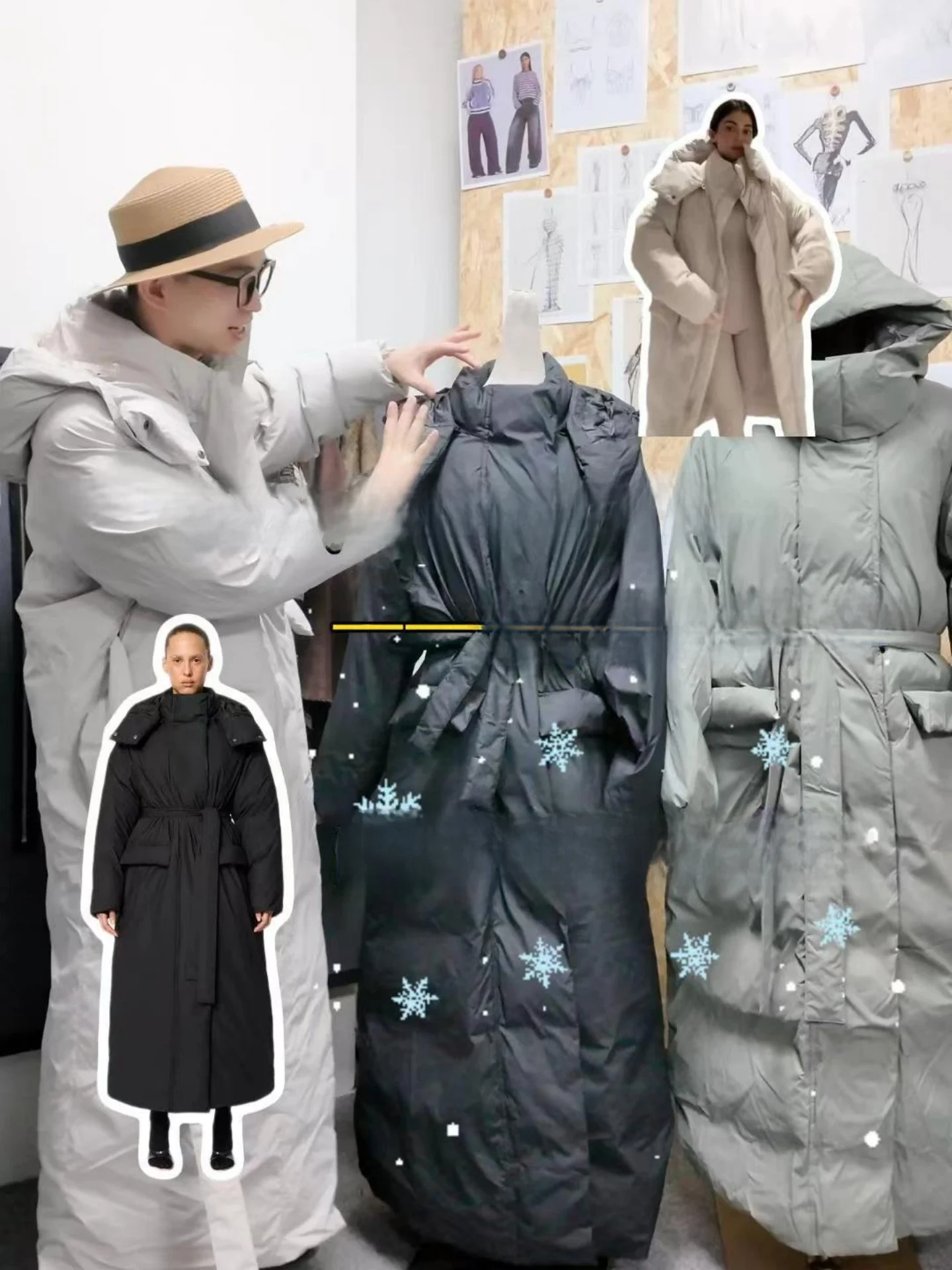 

Утепленное длинное хлопковое пальто оверсайз с капюшоном, прямого кроя, для повседневной носки, с наполнителем из полиэфирного волокна