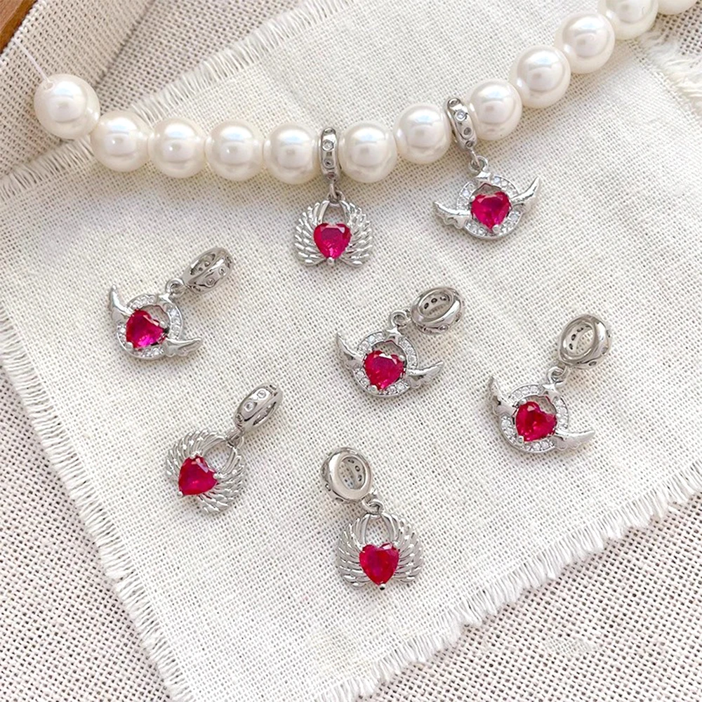 

2 шт., медь с покрытием из белого золота, инкрустированный цирконом, крыло ангела, полый кулон, сделай сам, аксессуары для изготовления ювелирных изделий, материалы