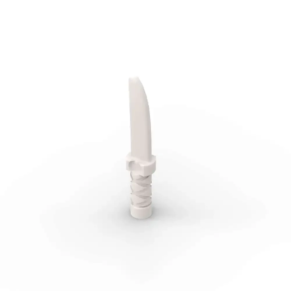 

Набор строительных блоков MOC 10 шт. 37341: Рукоять ножа с плоским лезвием, детали для сборки оружия, конструктор DIY, игрушка, подарок для детей