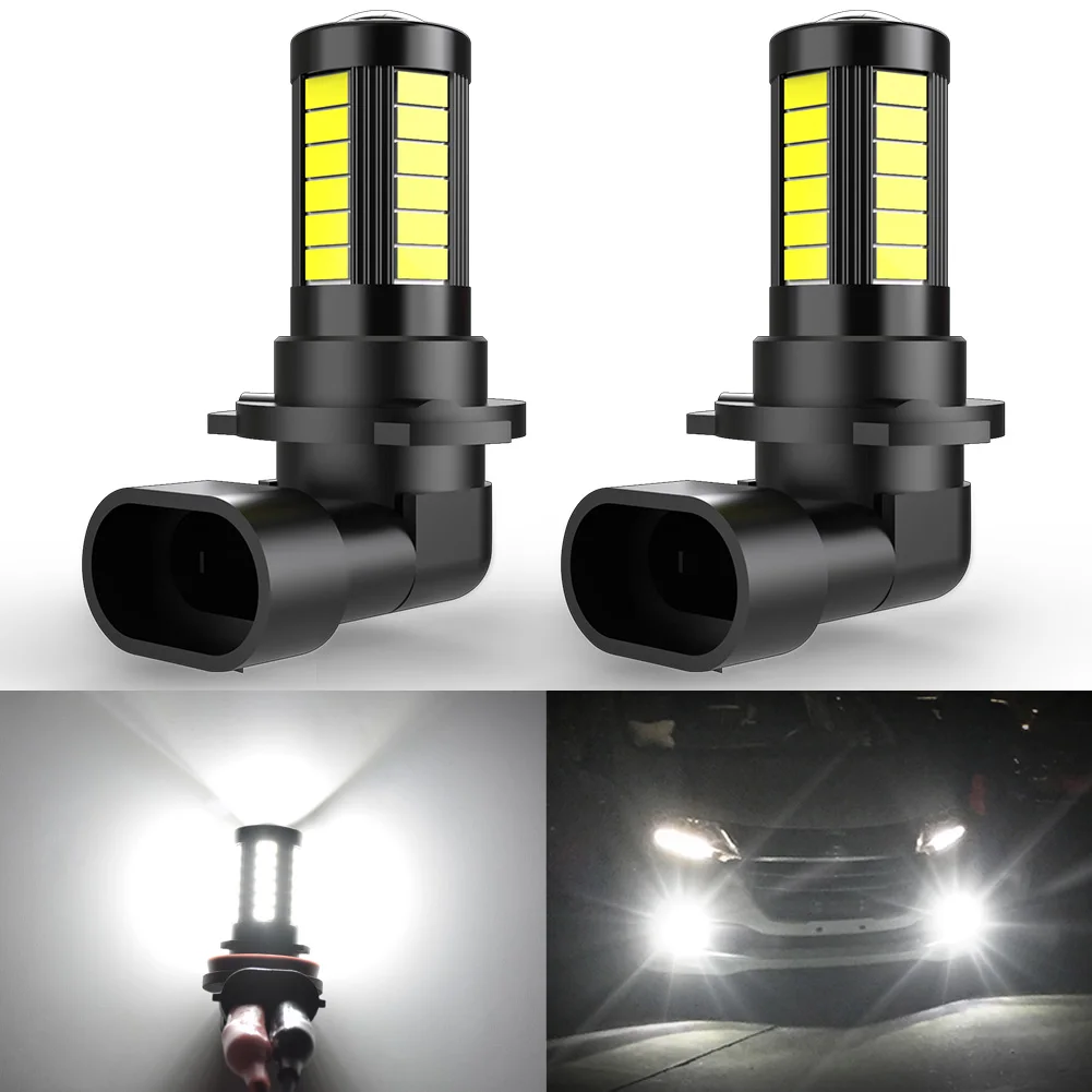 

2Pcs 6500K White 9006 HB4 LED Headlight Bulbs Canbus No Error High Power 5730SMD Chips Car Fog Light For Kia Sportage 2015~2023