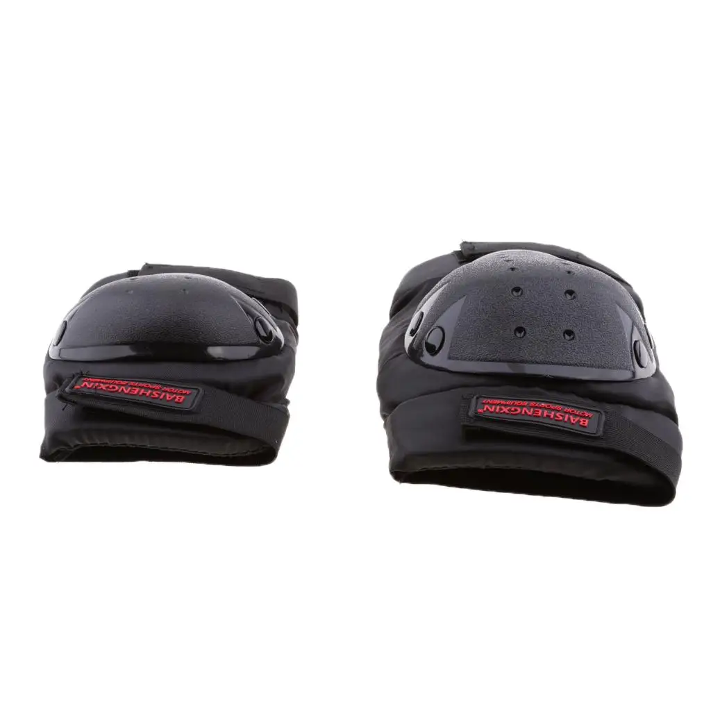 Protective Knee Elbow Pad Set Full Range Motion Comfortable Secure Fit for Skateboarding Dirt Bike Scooter