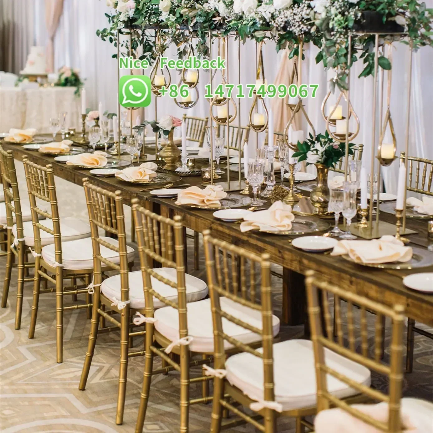 Wholesale party clear sillas chivari chair used metal wedding chiavari chairs