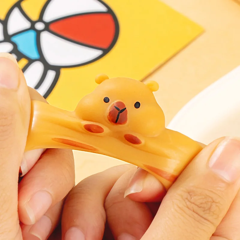 كابيبارا موتشي اسفنجي لعب صغيرة اسفنجي تاباس لينة الحسية ضغط ألعاب متململة للأطفال في سن المراهقة حفلة عيد ميلاد هدية الإجهاد اللعب #6