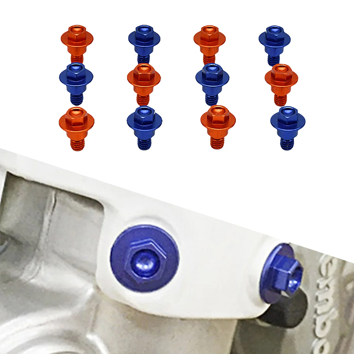 Für KTM SX/SX-F/XC/XC-F/EXC/EXC-F/XC-W/XCF-W und Husqvarna TC/FC/TE/FE/FEI/TX/FX Enduro Motorrad Vordergabelschutz Schrauben