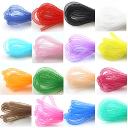 4/6/8MM colore maglia stringa braccialetto/collana String Choke braccialetto gioielli fai da te fare ornamenti regalo decorazione natalizia trovato