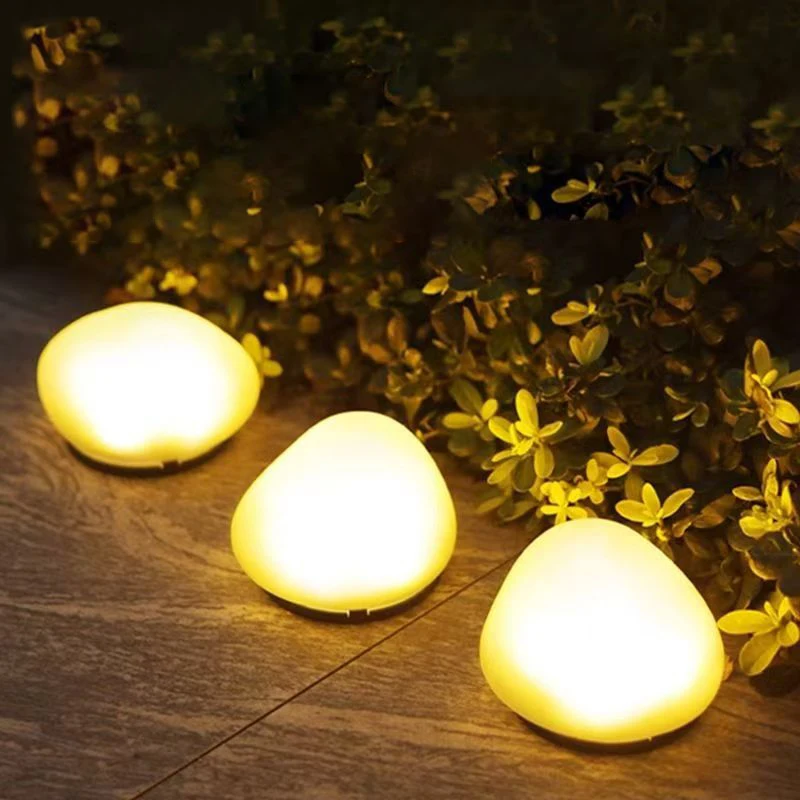 

Садовые солнечные фонари, уличный водонепроницаемый каменный светильник на солнечной энергии, уличные ландшафтные фонари для садовой дорожки, двора, газона