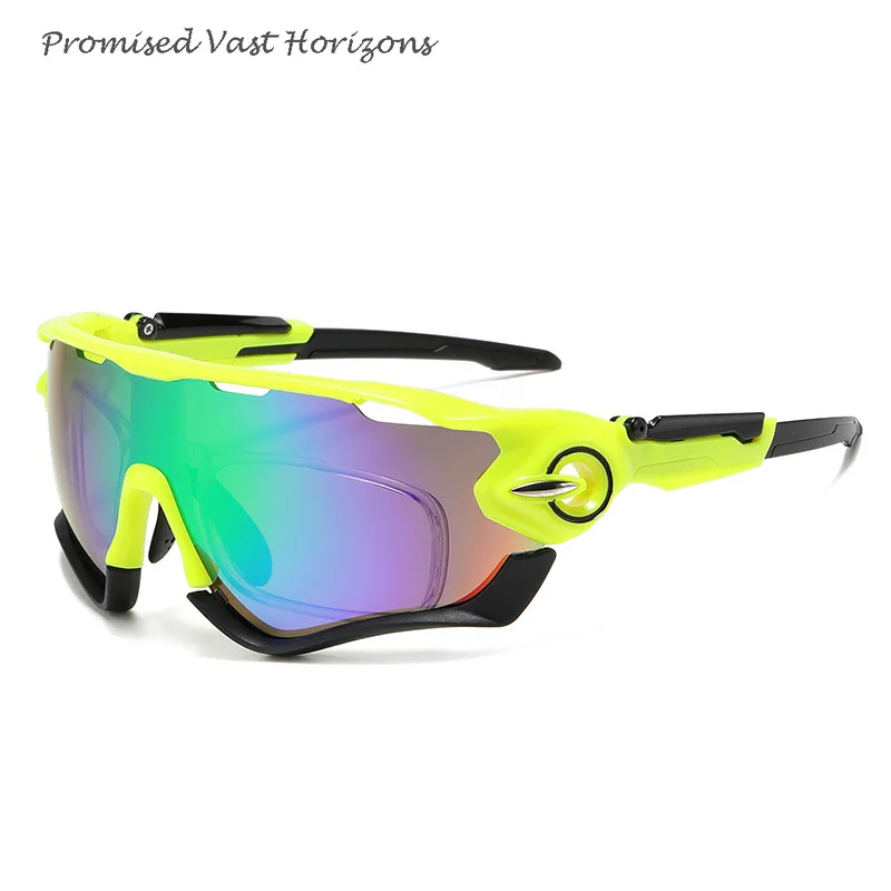 Kacamata Bersepeda Pria Olahraga Lapis Luar Ruangan Baru Kacamata Hitam Miopia Lari Grosir