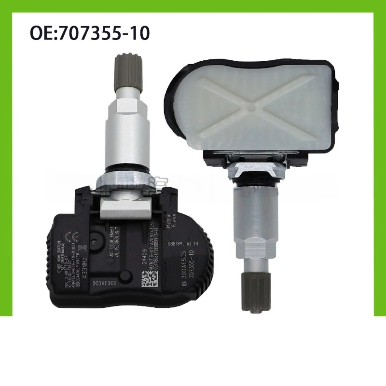 

36106881980 707355-10 1/4pcs TPMS Tire Pressure Monitor Sensor for BMW X5 F15 F85 X2 F39 F48 X6 F16 F86 for Mini