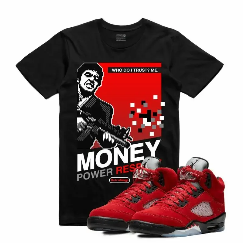 NEW Retro Kings AJ5 TORO BRAVO SCARFACE 8 BIT BLACK T Shirt SMALL 3XLARGE