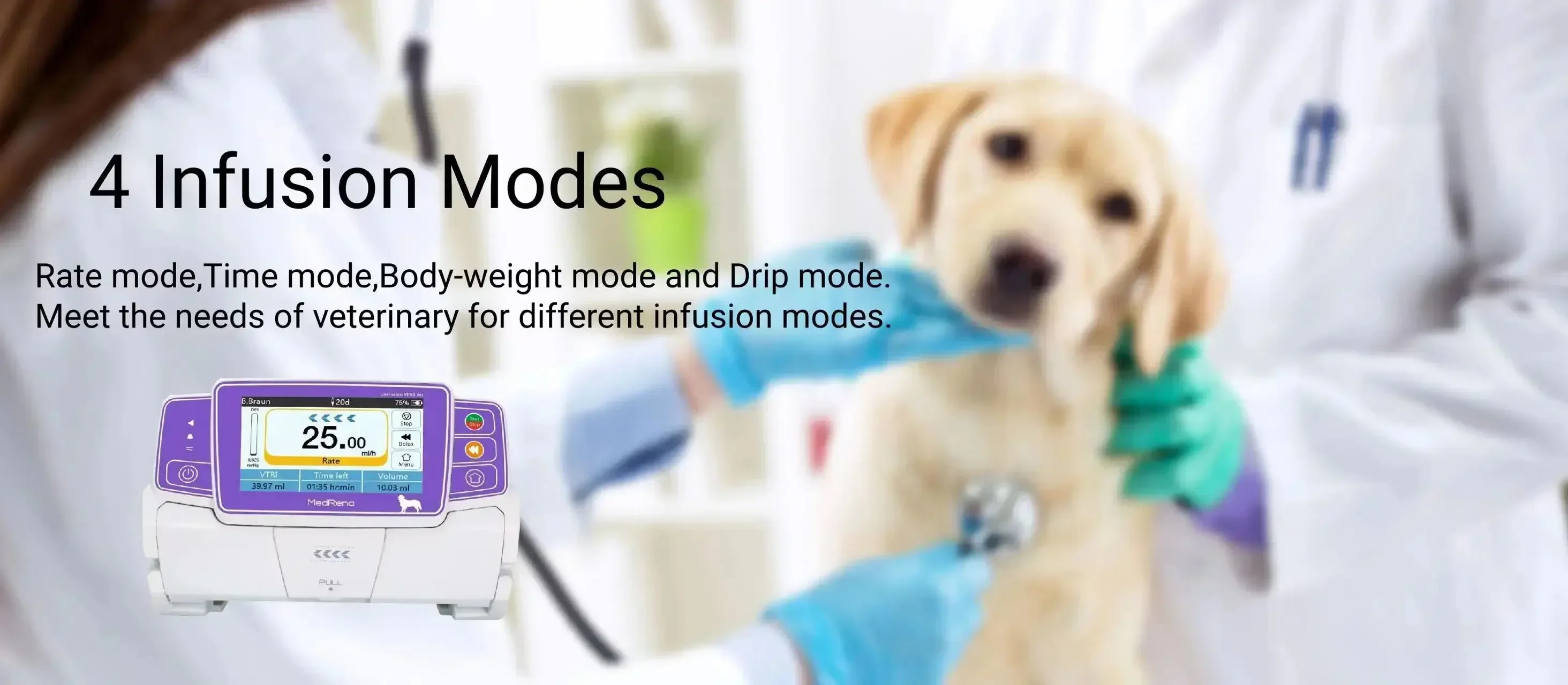 

Best sell UniFusion VP50 Vet infusio Pump for Veterinary Use
