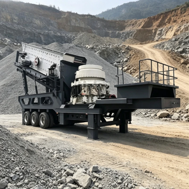 Customized New Automatic Mobile Crushing and Screening Plant with 30-400t/h Capacity for Mining/Stone Crushing