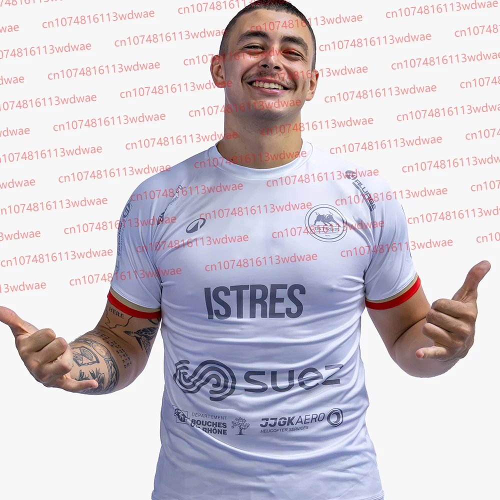 تي شيرت للرجال 2026 فرنسا Istres بروفانس كرة اليد قميص الشباب طفل ملابس رياضية التدريب كرة اليد موحدة كرة اليد جيرسي عدة
