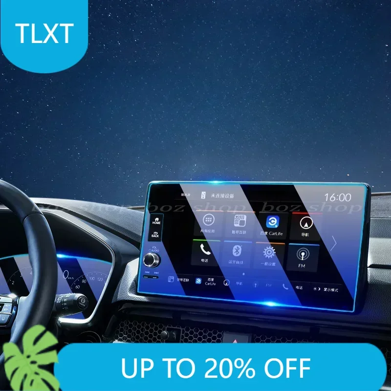 

For Honda CRV BREEZE 2017-2023 Navigation Tempered Film To Decorate Dashboard Central Control Screen Sticker Car Accessories