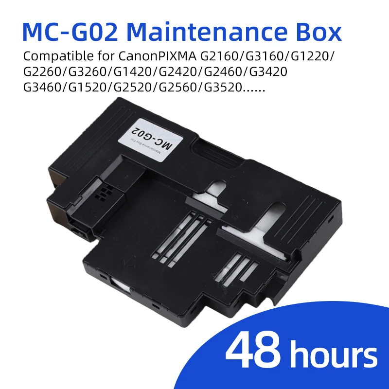 

MC-G02 Compatible Maintenance Box For Canon PIXMA G3860 G1920 G1922 G2920 G2923 G2960 G2962 G3920 G3923 G3960 G3962 G3963 G3360