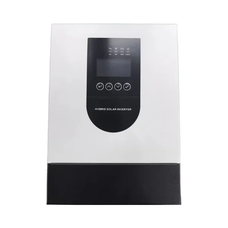 4KW Solar Energy Inverter Hybrid MPPT Pure Sine Wave High Frequency LCD Single Phase 90% Efficiency for Residential 60Hz CE