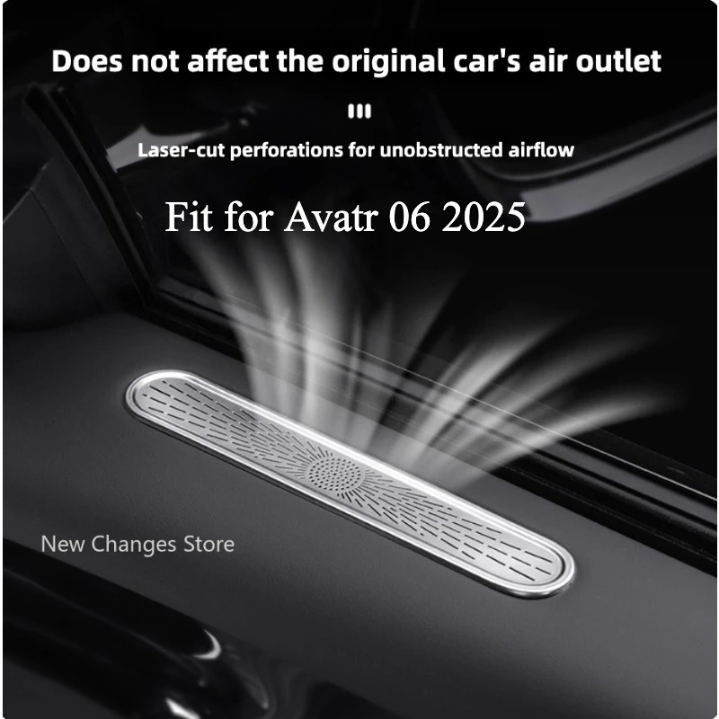 

For Avatr 06 2025 Car Door Vents Titanium Alloy Protective Covers Interior Upgraded Parts