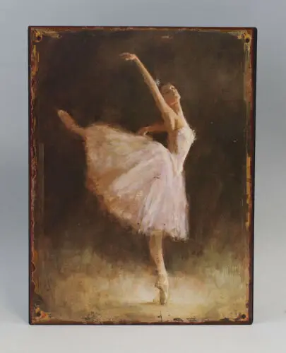 9973216-x Retro Vintage Tin Sign Ballerina 25x35cm