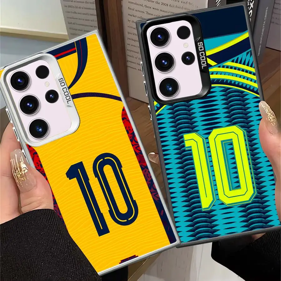 Phone Cover Case for Samsung Galaxy S26 Note 20 Ultra S25Edge S24 FE S21 S25 S22 Ultra S23 S20 FE Football Number 10