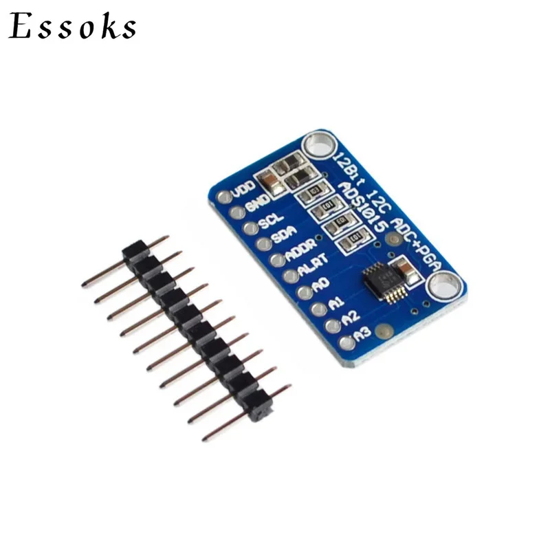 ADS1015 ADC Module 12 Bit I2C IIC For Arduino 3.3V 5V Precision Analog-to-Digital Converter Development Board