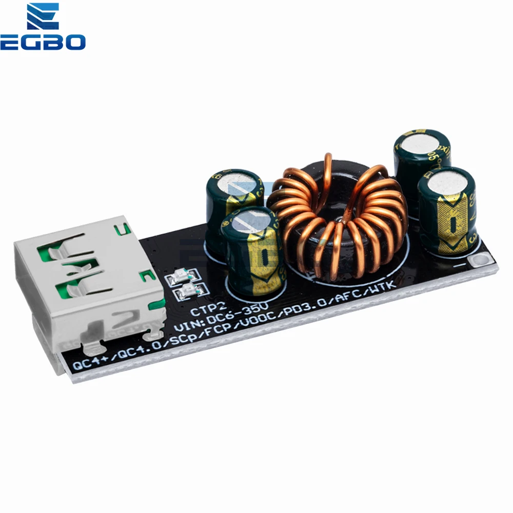 1~10PCS QC4.0 QC3.0 USB Type-C Mobile Phone Quick Charge Adapter 6 -35V Step Down Buck Boost SCP FCP PD Qualcomm SW3516 SW3518