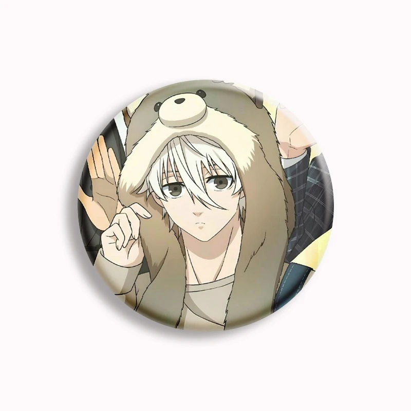 Anime BLUE LOCK Button Pin Cartoon Character Nagi Seishiro Brooch Badge Cosplay Accessories Decor Fans Collect Friends Gift 58mm