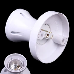 E27 Screw Ceiling Lamp Head LED Lamp Holder Desktop Led Lighting Base Socket Heat resistant round lamp holder