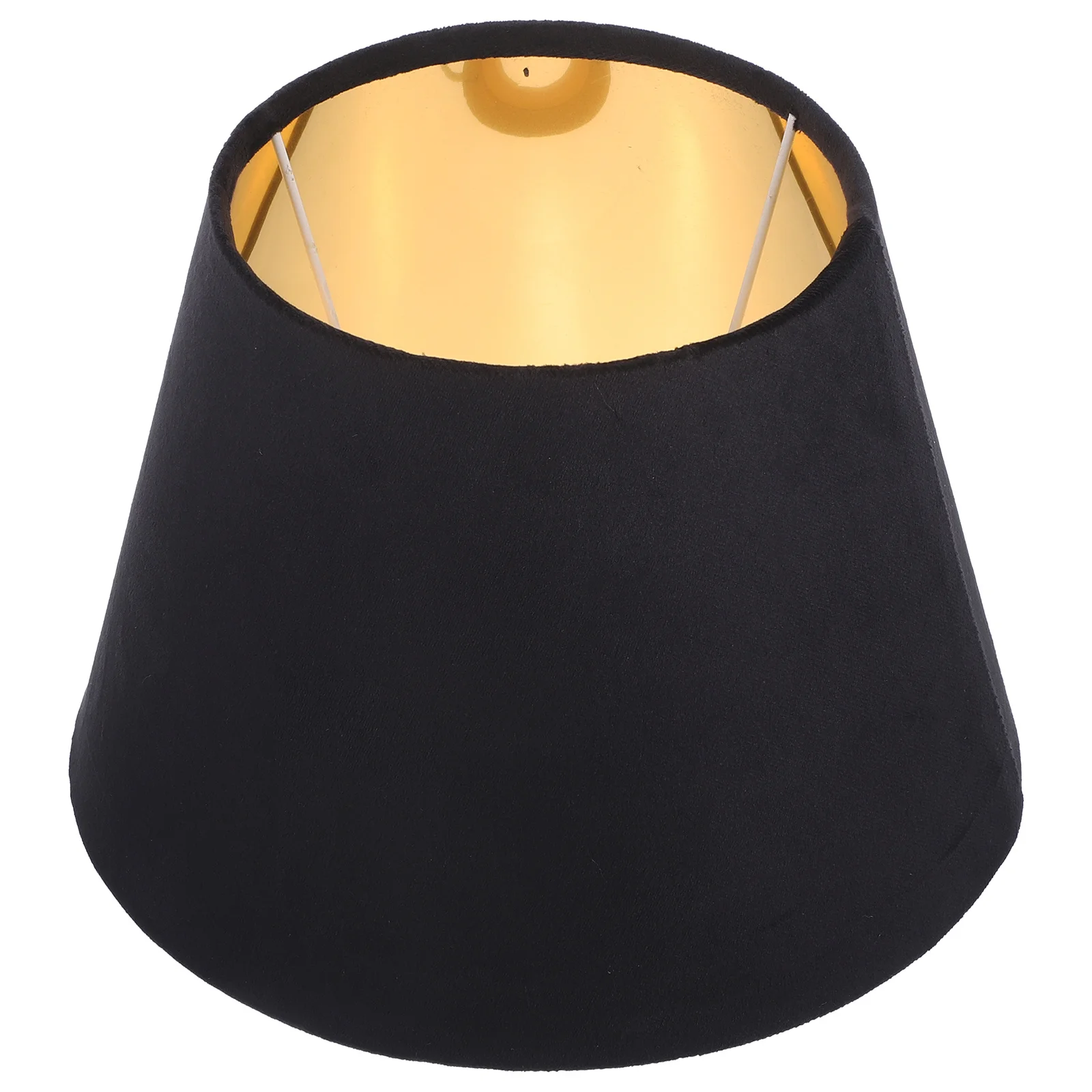 

Абажур с золотой подкладкой для торшера, металлический тканевый абажур, сменный смягчающий свет, домашний декор, пылезащитный, синий, современный