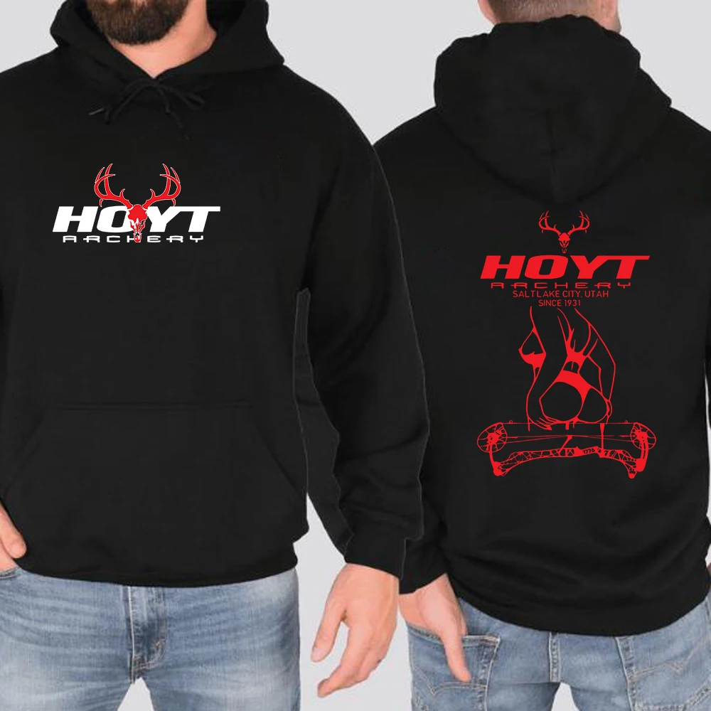 

Hoyt Archery Сексуальная толстовка для девочек унисекс с длинным рукавом Повседневная хлопковая рубашка Мужчины Женщины Уличная толстовка с капюшоном Тактическое снаряжение для охотничьего любовника