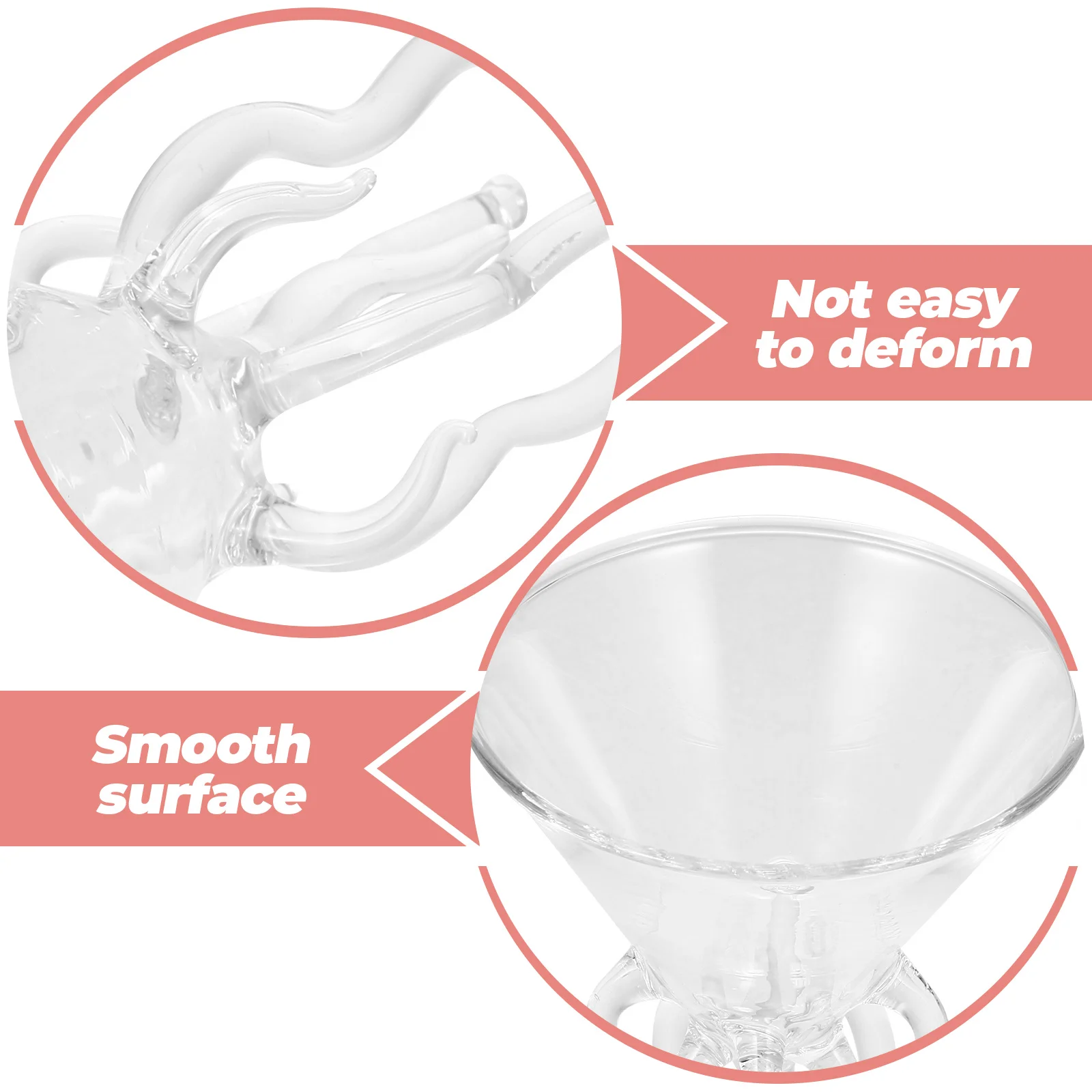 

2Pcs Glass Tall Cocktail Glass Creative Design Party Toasting Drinking Cups Mojito Whiskey Wine Glasses for Home