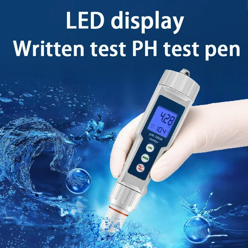 Cross-border Special Supply Pen Type PH Meter PH-100 High-precision Portable PH Meter Tester