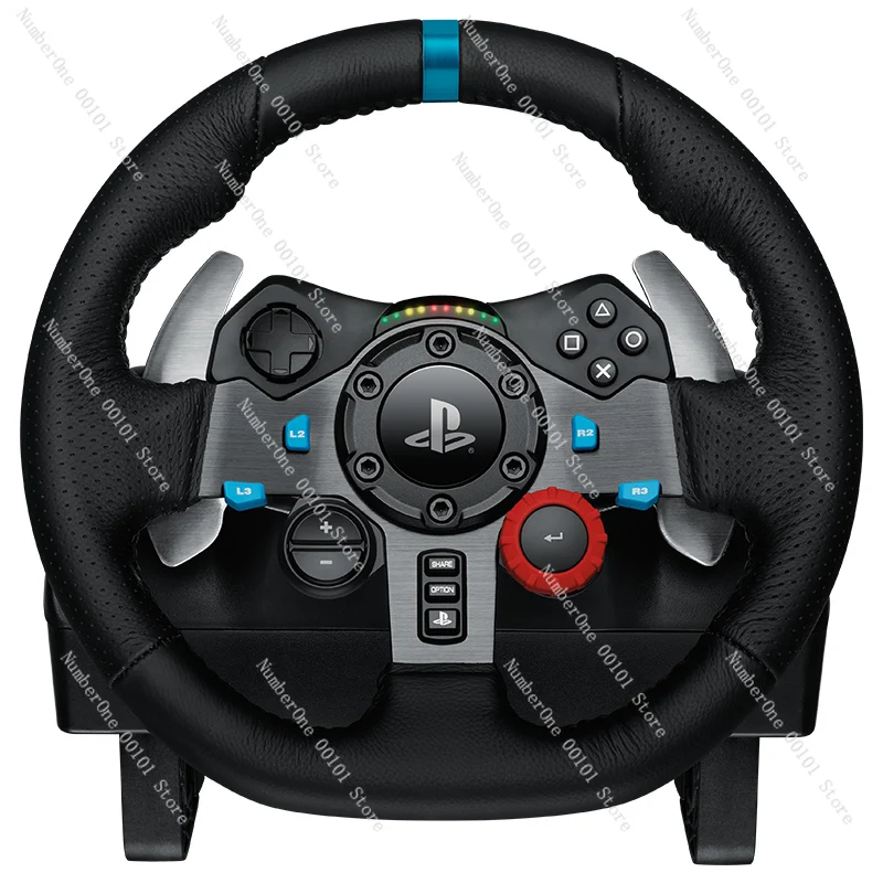 

Гоночное колесо G29 для ПК/PS4/PS5–900 ° Обратная связь силы, включает рычаг переключения передач и ручной тормоз, совместим с ETS 2 Dirt Horizon 5 AC.