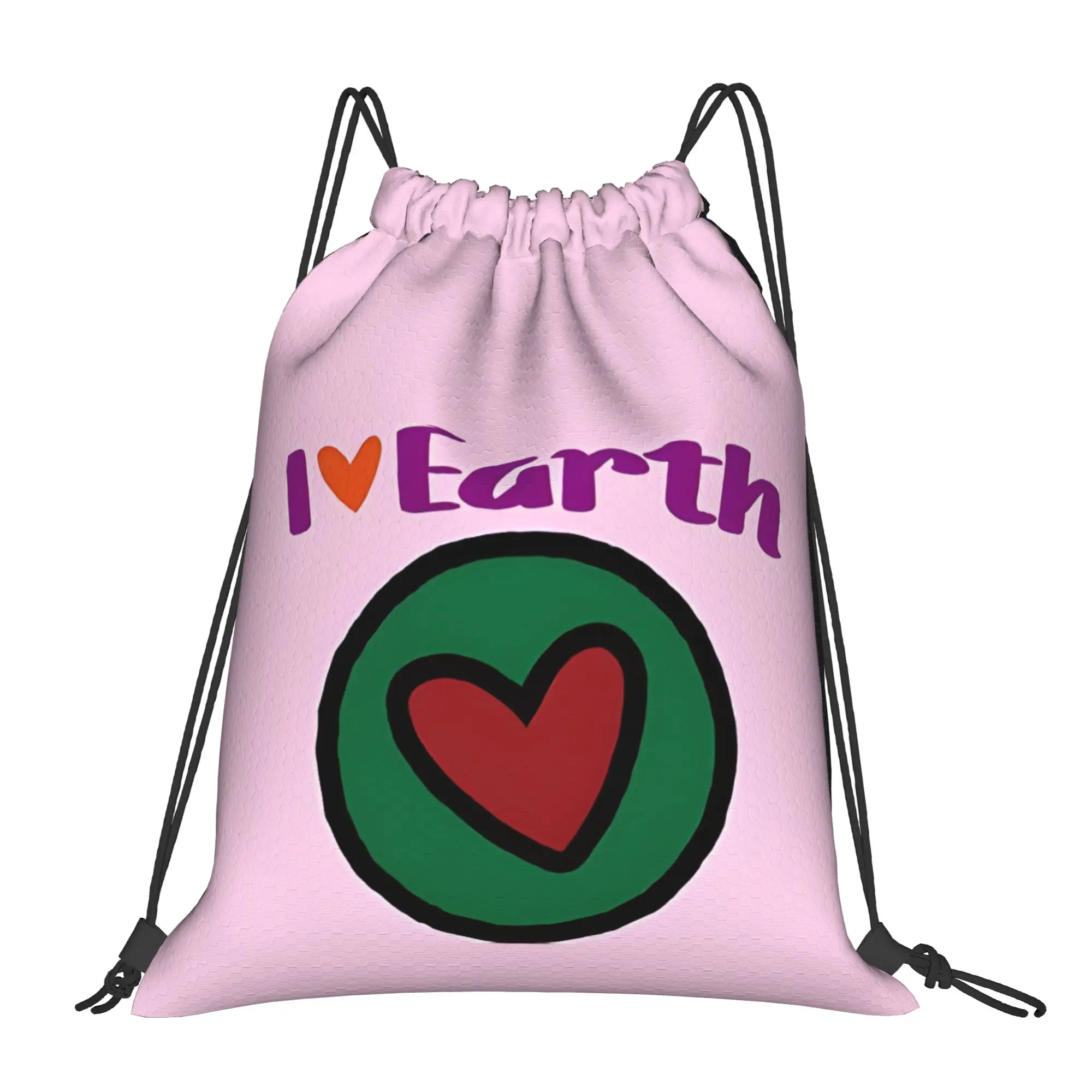 Earth Day  Drawstring Bags Sports Unisex Storage Organize Bundle Pocket Rope Bag