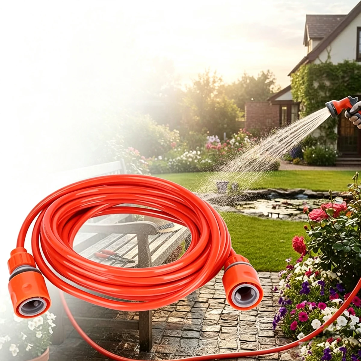 Multi-purpose Garden Hose Explosion-proof Frost-proof and Wear-resistant Watering Irrigation Pipe EVA Hose, Watering, Water Home