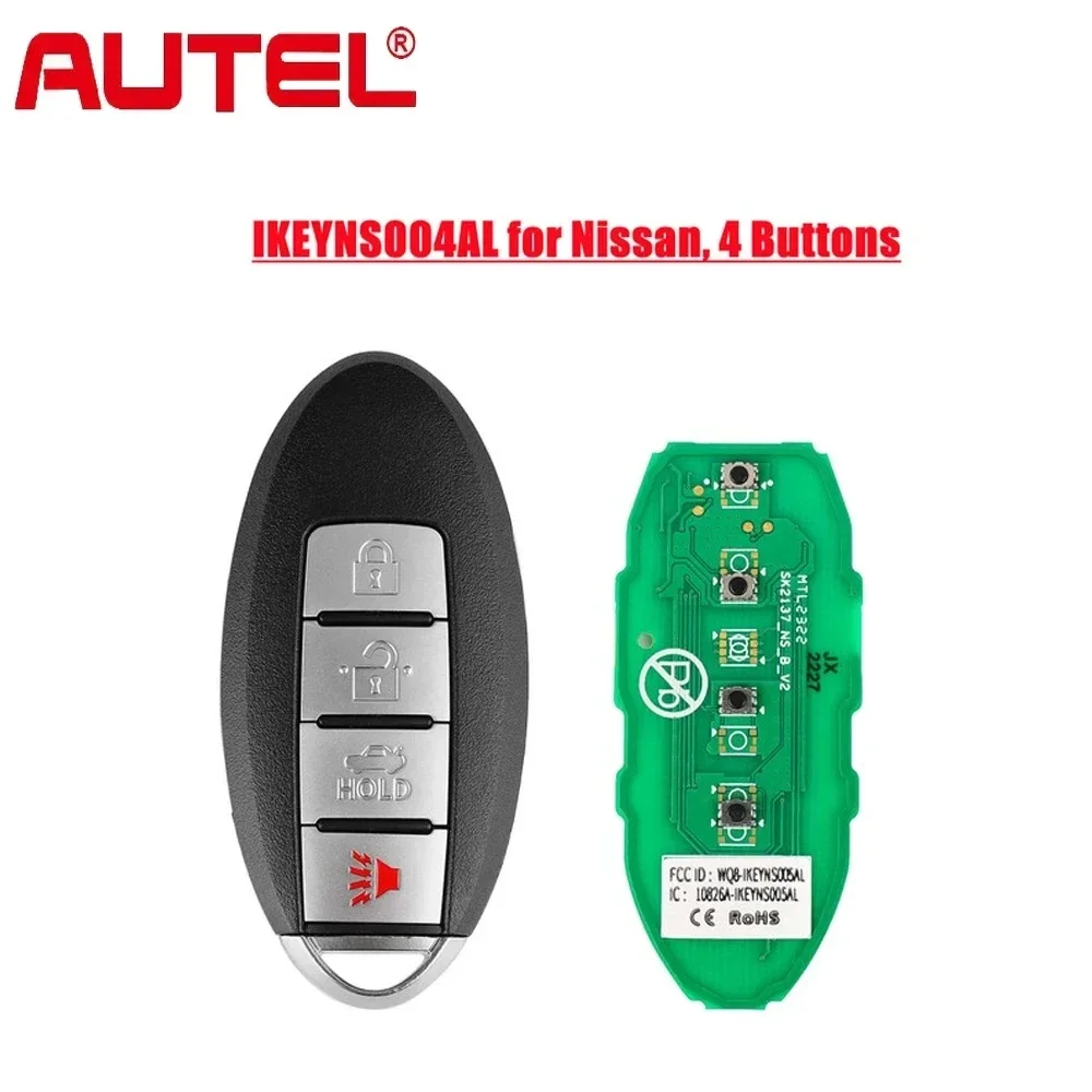 AUTEL IKEY Newest Series Universal Remote Smart Key For BMW/Hyundai/Nissan/Chryslers/Ford Used with KM100 IM508 Key Programmer