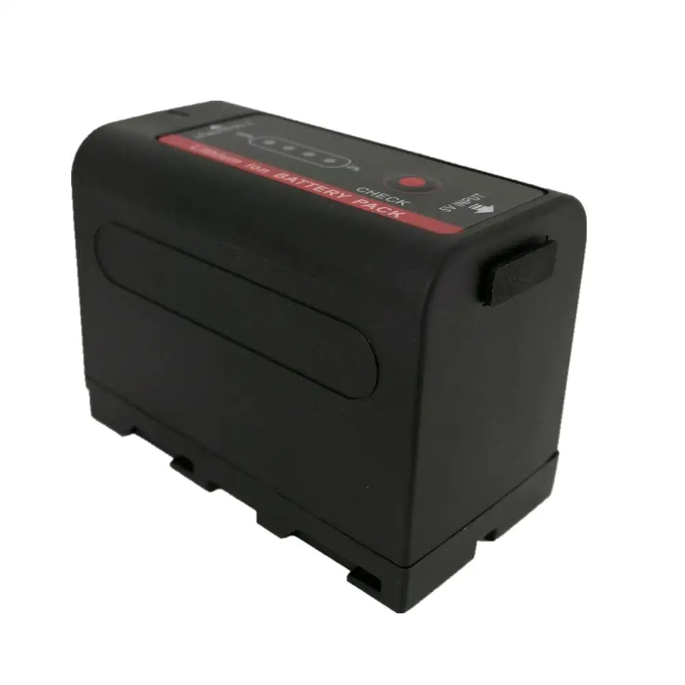 NP-F780 5800มิลลิแอมป์ต่อชั่วโมง F780แบตเตอรี่แบบชาร์จไฟได้ EXP สำหรับ SONY CCD TRV35 TRV940 TRV820 TR41 TRV315 RV100 TRV315 DCR TR7กล้องวิดีโอ