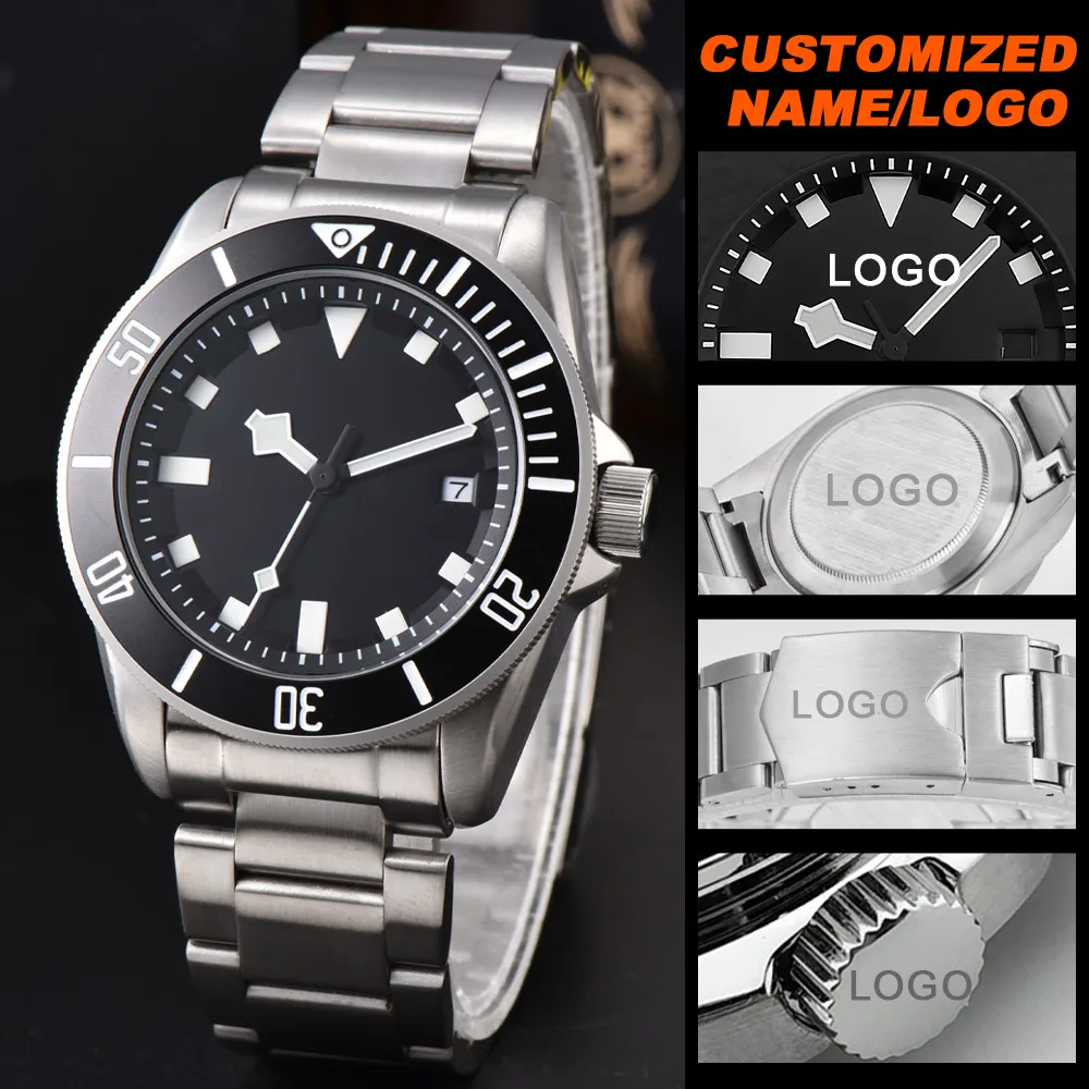 

Мужские механические часы 42,5 мм с механизмом Miyota 8215, сапфировым стеклом, светящимся циферблатом, водонепроницаемостью 50 м, с возможностью нанесения логотипа и имени на заказ.