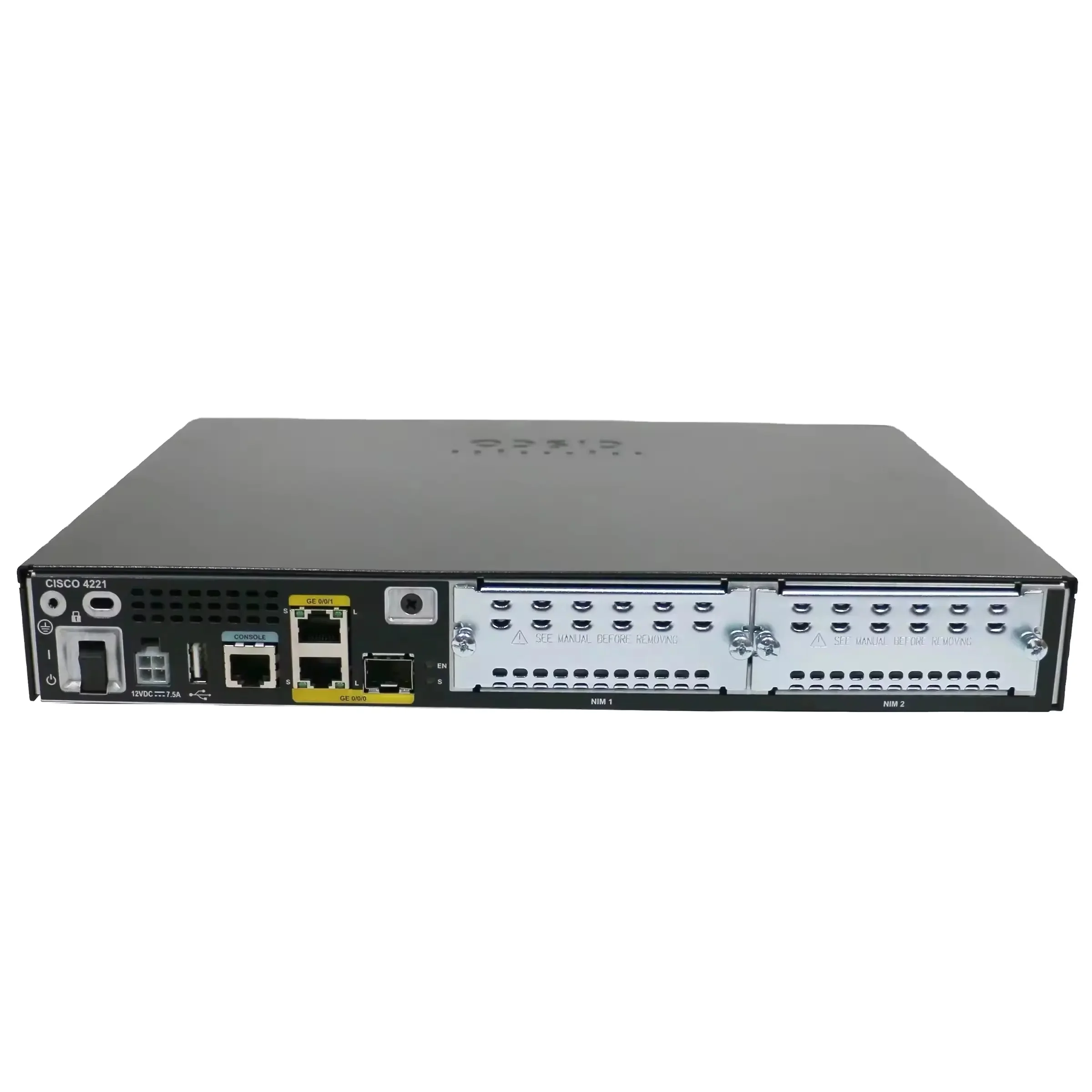 

New Original ISR4321/K9 Integrated Services Router 2GE2NIM 8G FLASH 4G DRAM 1000Mbps Max