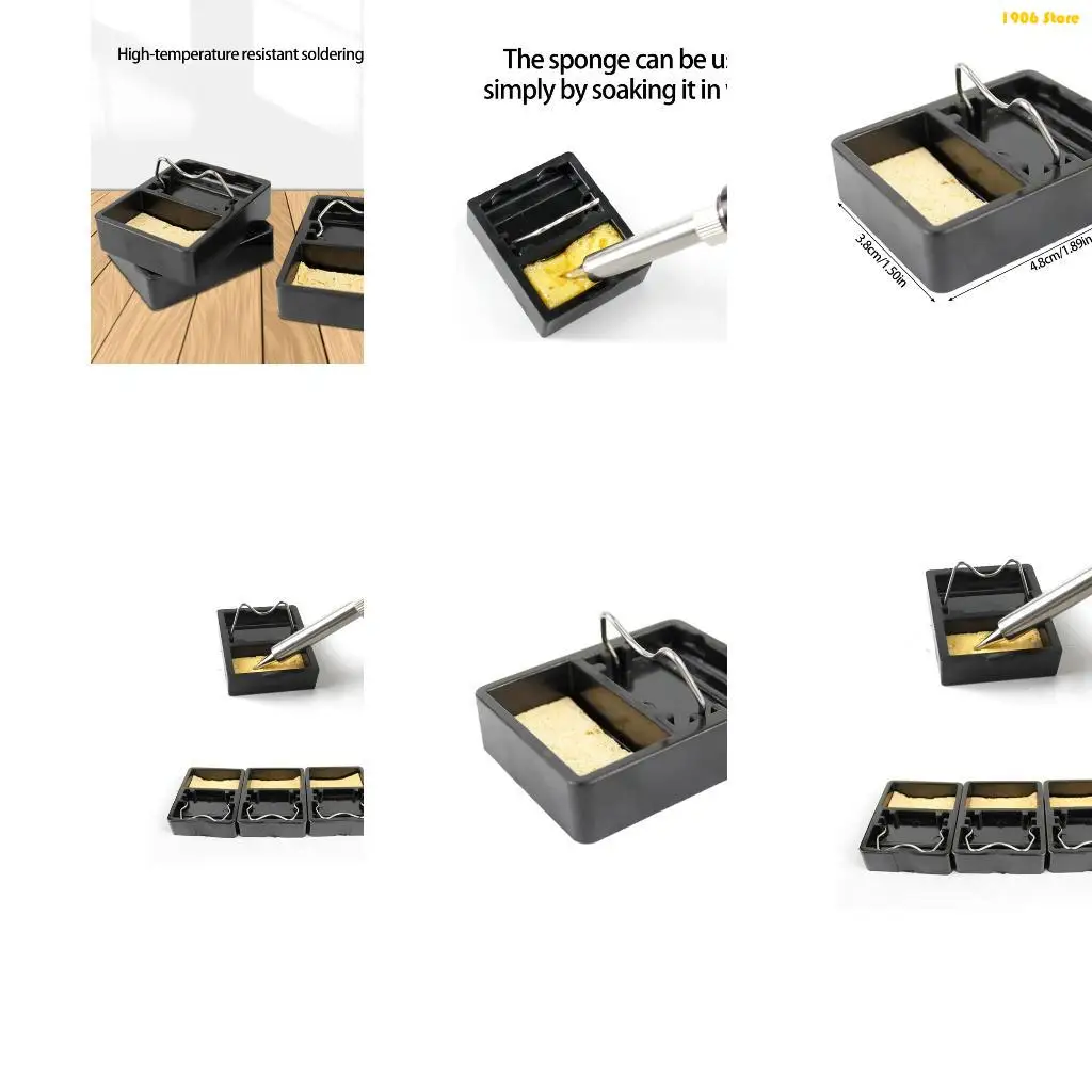 U1JB Ergonomic Bakelite Soldering Stand Stable Structure For Secure Placement During Electronics Work