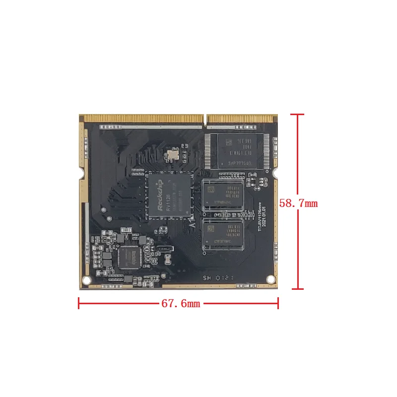 Imagem -06 - Smartfly Rockchip Rv1126 Rv1109 Ouro Dedo Kits de Desenvolvimento Quad Core Arm Cortex a7 32 Bit 1gb Mais 8gb Suporta Linux Buildroot