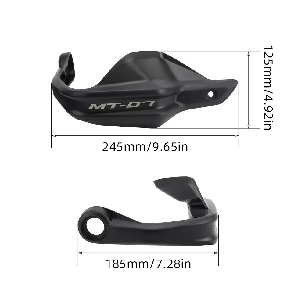 MT-07 Handlebar Handguard For YAMAHA MT07 FZ07 2014-2024 Motorcycle Accessories Hand Guard Wind Deflector Handle Lever Protector