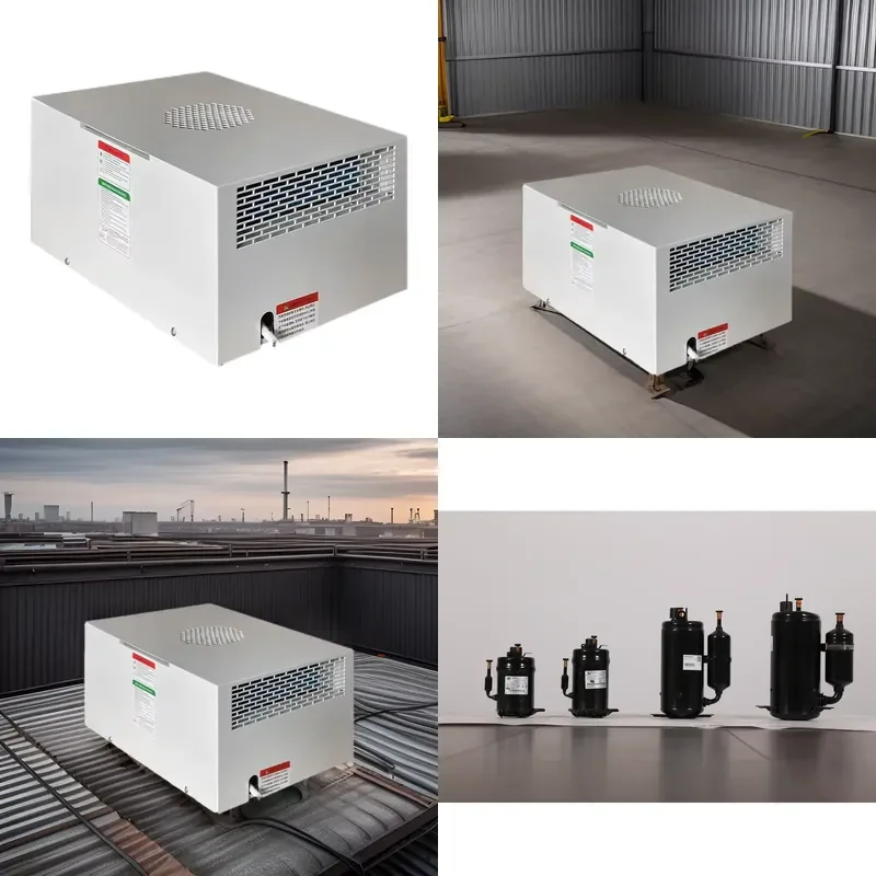 for New Kangdi R134a Environmental Protection SGTEA-800W Industrial Roof Air Conditioning Automatic Compressor 220V CNC