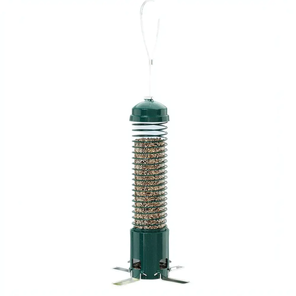 Outdoor Hanging Spiral Bird Feeder Garden Dispenser For Backyard Patio Balcony Wild Bird Feeding Station